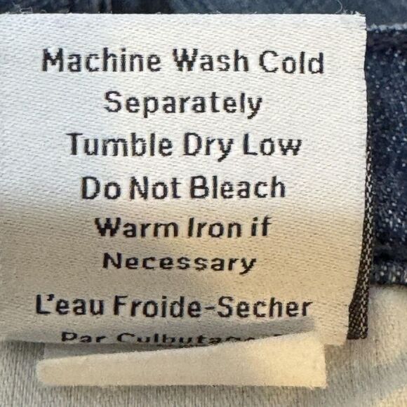 James Jeans Jeans Womens 29 Blue Hi-Lo Straight High Rise Stepped Hem Made USA - Picture 11 of 11